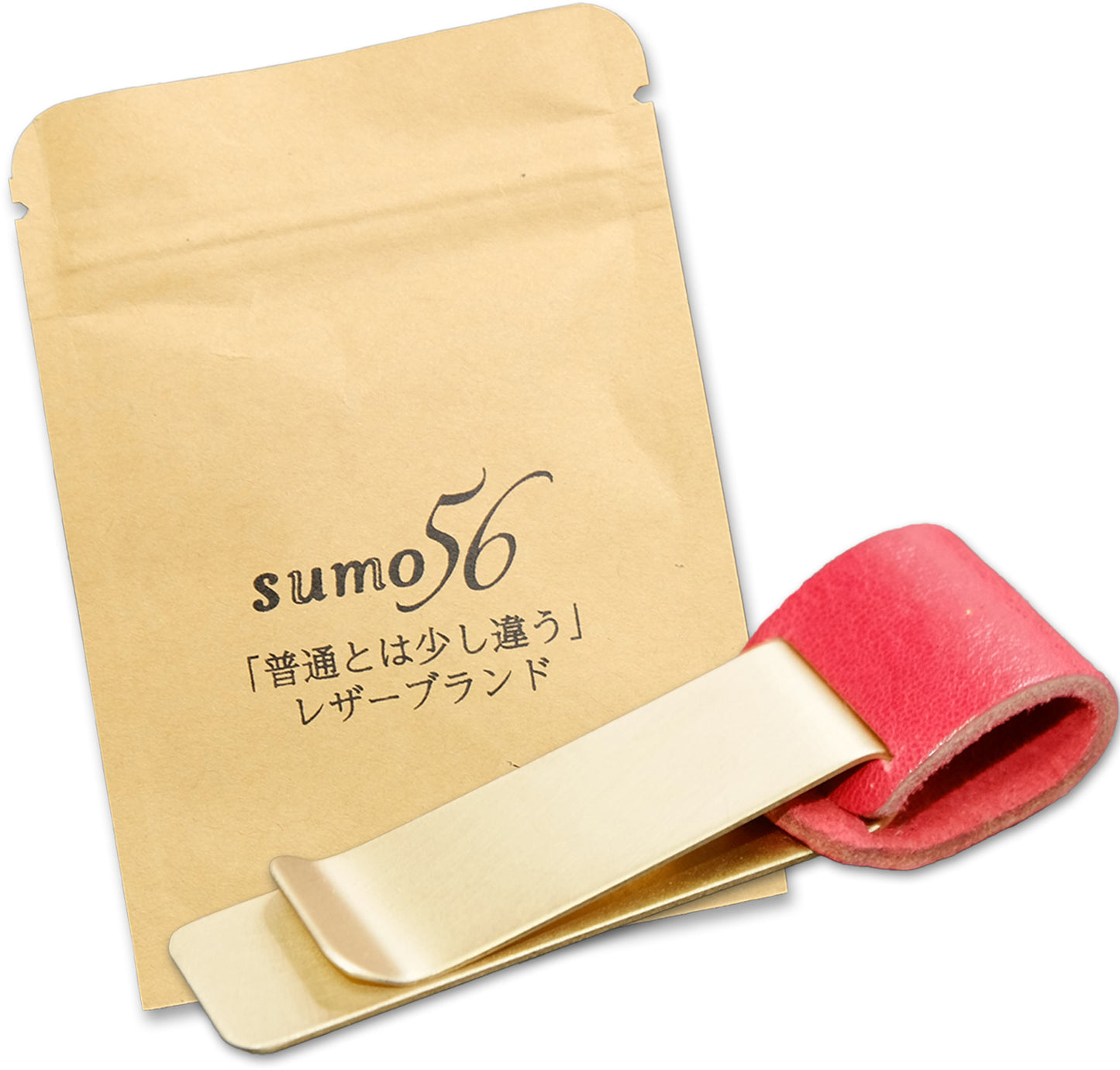 手帳向けレザーペンホルダー 手帳やメモ帳に取り付けできるレザー製ペンホルダー