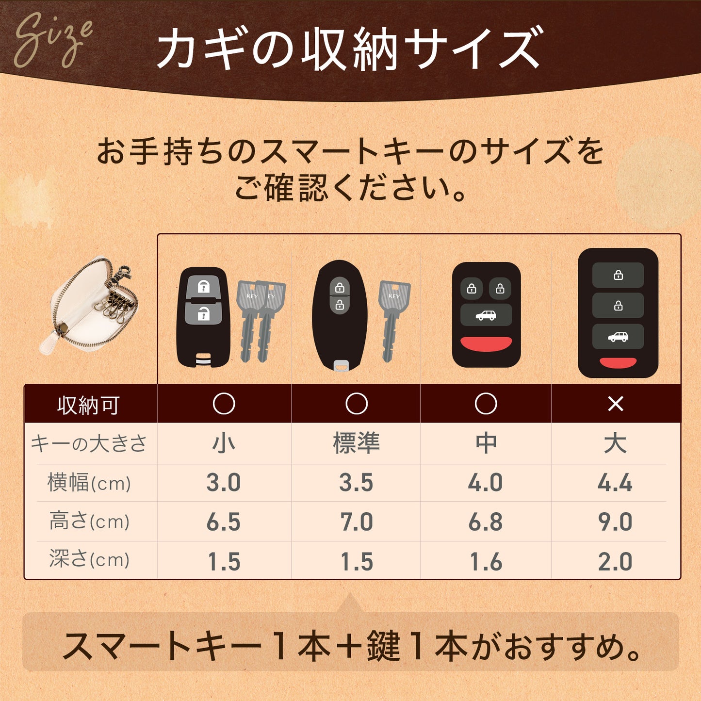sumo56 手にフィットするキーケース