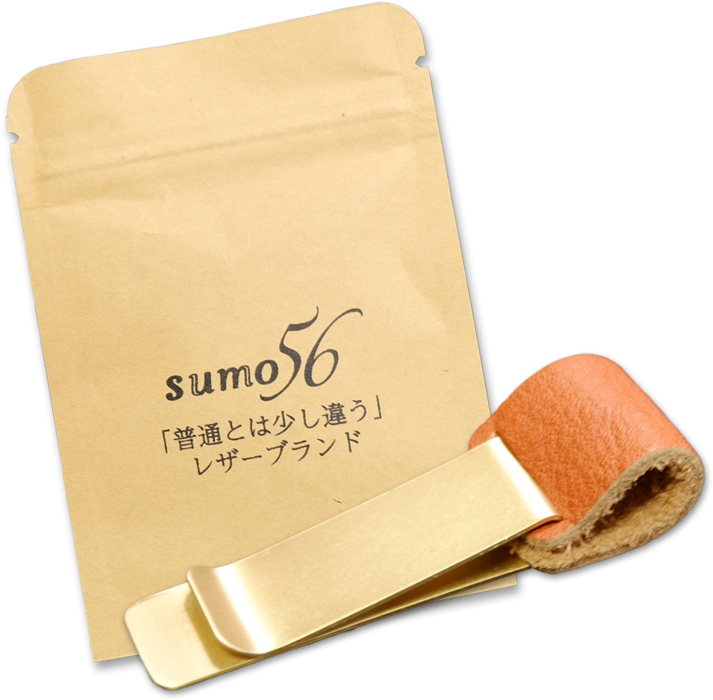 手帳向けレザーペンホルダー 手帳やメモ帳に取り付けできるレザー製ペンホルダー