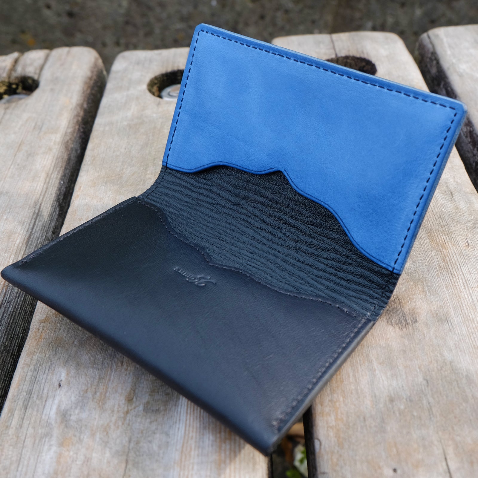 日本貨物航空/SOMES SADDLE 名刺入れ 焼き付き 